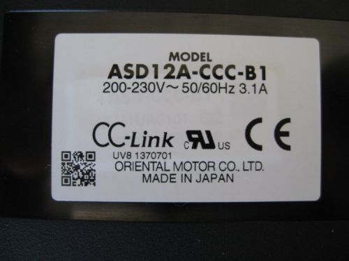 Oriental Motor ASD12A-CCC-B1 90 days warranty