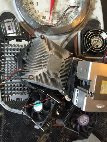 lot of Heatsink&#039;s, Aluminum scrap, HeatSink&#039;s for LED,craft, hobby 7lbs
