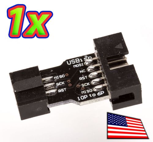 USBASP 10 to 6 pin adapter for USBASP USBISP Programmer - Arduino compatible