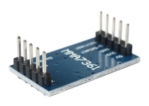 1pcs mma7361 accelerometer tilt slant angle sensor module board blue kit for sale