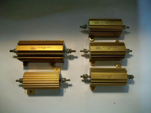 Dale 1 - rh-250 250w &amp; 3 - rh-100 100w &amp; 1 - pacific 110ch 100w resistor used for sale