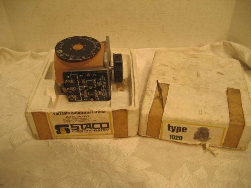 STACO VARIABLE AUTOTRANSFORMER - TYPE 1020 PANEL MOUNT