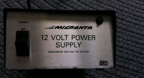 12 volt power supply  converts 120 vac to 12 vdc for sale