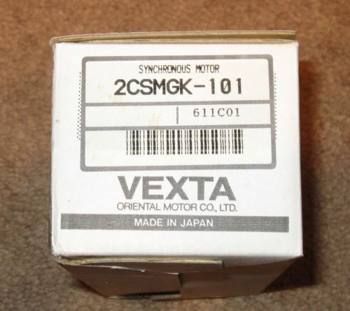 NEW NIB VEXTA Oriental Motor - 2CSMGK-101 Synchronous Motor - Made in Japan