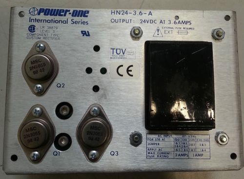 POWER-ONE  HN24-3.6-A, OUTPUT:24VDC   (RTS0333)