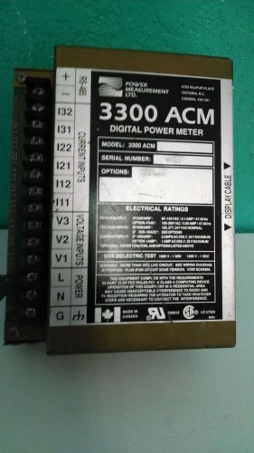 POWER MEASUREMENT DIGITAL POWER METER 3300 ACM