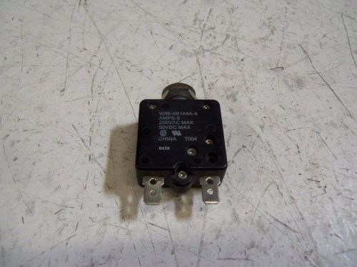POTTER &amp; BRUMFIELD W58-XB1A4A-5 CIRCUIT BREAKER 5A *USED*