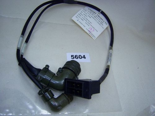 (5604) fanuc robotics power cable ee-3186-362-001 axis 2 dual end for sale