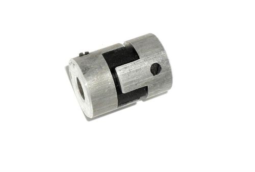 1/4&#034; Aluminum Shaft Coupler Joint Assembly with Rubber Spider