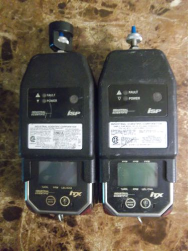 2-Industrial Scientific ITX Portable Multi-Gas Detector w/ ISP Sampling Pumps
