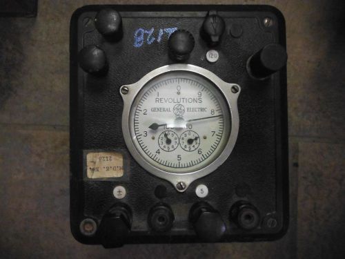 Vintage General Electric Portable Watthour Meter Standard Type IB-7