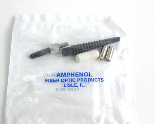 Amphenol 906-122-5000 Stainless Steel SMA Micron Fiber Optic Connector 100/140uM
