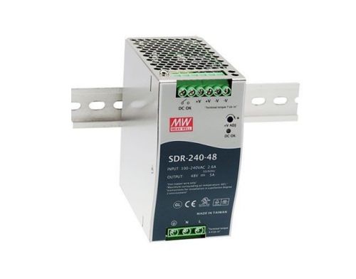 Mean well sdr-240-48ac/dc power supply single-out 48v 5a 240w 9-pin  new for sale