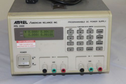 AMREL PPL-2322 Duel 0-32VDC 0-2Amp  DC Programmable Power Supply
