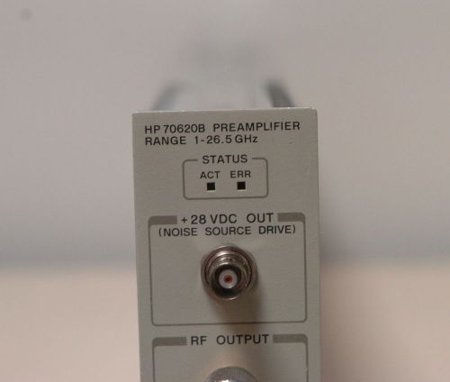 Keysight / Agilent / HP 70620B Preamplifier Plug in Module for MMS Series