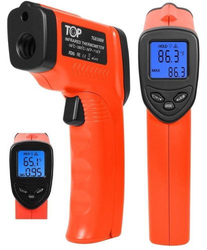 TopG FDA Approved Non-contact Infrared (IR) Thermometer (-58 ?F to +716?F) w/ La