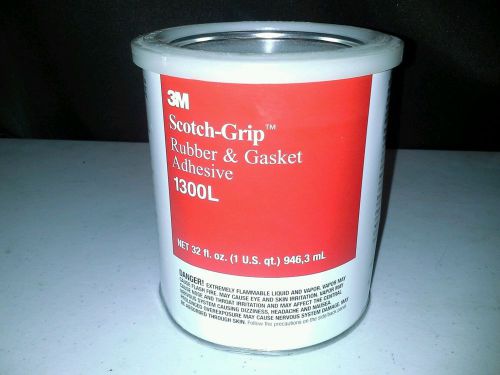 3m rubber and gasket adhesive 1300l - 32oz. / 1 us qt. - yellow - new for sale