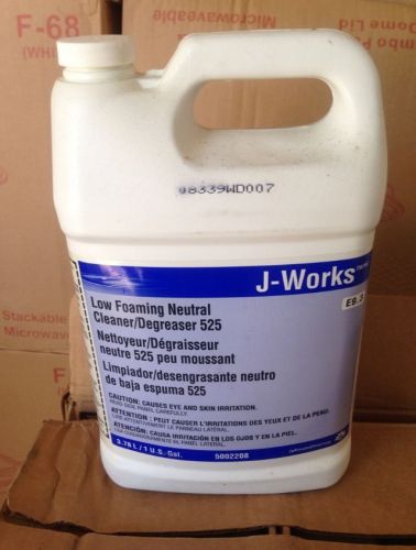 Case Of 4 1-Gallon Diversey J Works Low Foaming Neutral Cleaner Degreaser