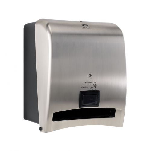 Tork Hand Towel Dispenser H1 Intuition System SCA 309605 Nickelite Finish