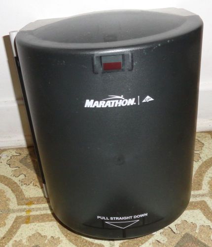 Marathon Towel Dispenser Center Pull Smoke 300 Sheets Capacity Model# 6403001