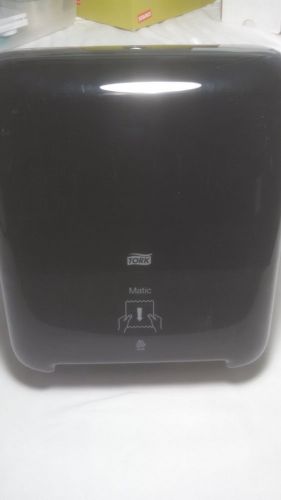 Paper towel dispenser tork elevation matic hand towel black used good condition for sale