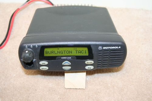 Motorola CDM1250 VHF 45 Watts 64 Ch 136-174