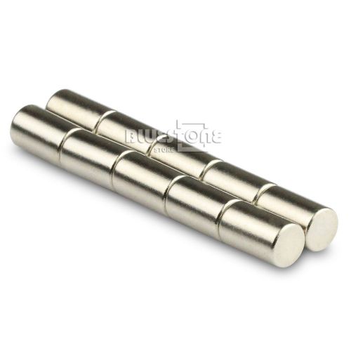 Lot 10x Strong Mini Round N50 Bar Cylinder Magnets 6 * 10mm Neodymium Rare Earth