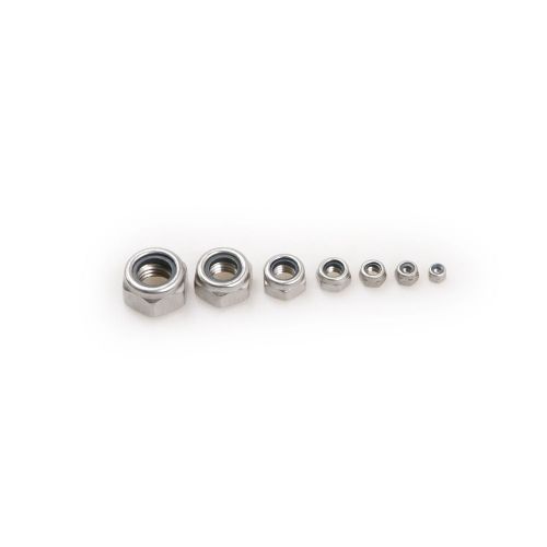New m3 /4/5/6/8/10/12mm a2/70 stainless steel- din985  nylon insert lock nuts for sale