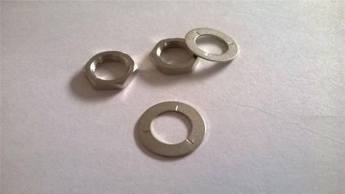 Sm372   lot of 500 pcs  switchcraft hi-d jax accessory lock nut &amp; washer for sale