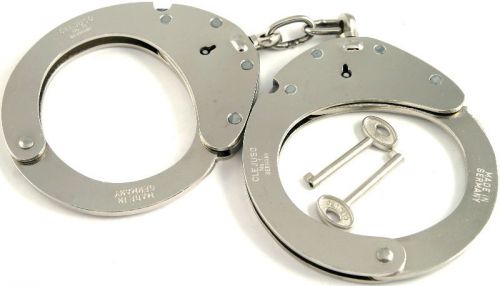 Clejuso Fine German Police Restraint M11 Regular Handcuffs Bondage New Cuffs !!!