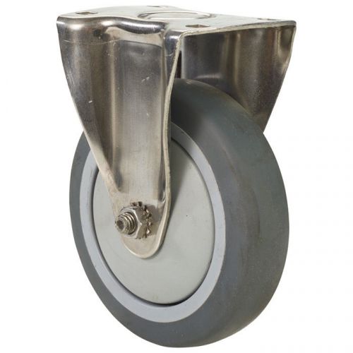 Fairbanks rigid stainless steel caster-5in x 1 1/4in #14135025 for sale