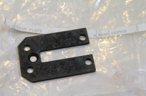 NEW SIGNODE REAR PLATE 012902