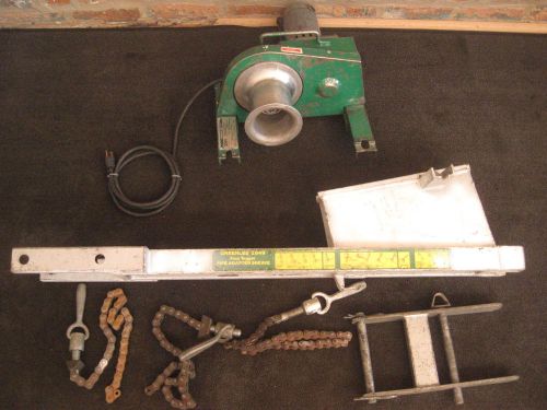Greenlee Tugger Model 2001 with 2049 Sheave and Chains
