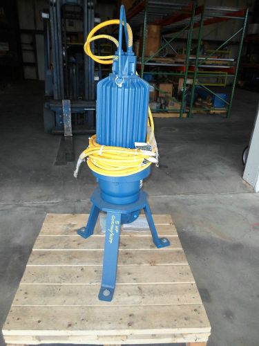 Gorman rupp submersible dry-pit pump 4&#034; model #sfdv4a 5hp, 208-230/460 volt for sale