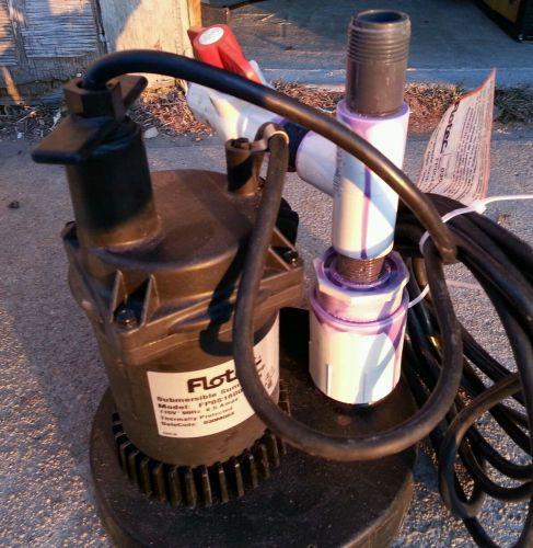 FLOTEC FPOS1800A SUBMERSIBLE THERMOPLASTIC SUMP PUMP 1/4 HP