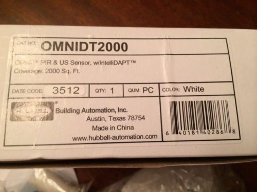Hubbell Building Automation OMNIDT2000 US / PIR ceiling sensor - NEW IN BOX!!