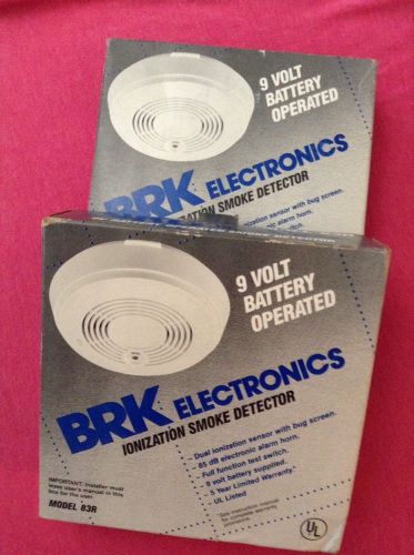 TWO BRK Electronics  Smoke Alarm # 83RN