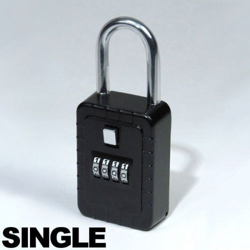 High Security Lock Box with Resettable 4 Number Combination