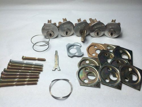 Corbin Russwin 5 Rim Cylinders with assorted parts - Locksmith