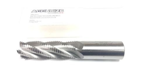 1&#034;x1&#034;x3x5-1/2&#034; coarse tooth m42 8% cobalt roughing end mill, 5 flute, #1002-0113 for sale