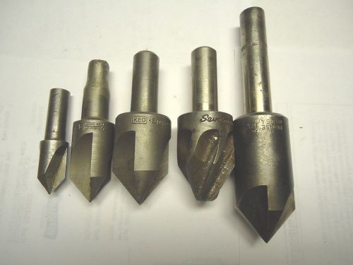 5 countersinks 60 &amp; 82 degree for sale