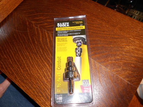 Klein Tools 85091 Power Conduit Fitting and Reaming Drill Head Reamer free ship