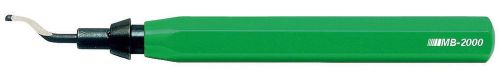 1pc MB2000 Aluminum Green Uni-Burr w/Pocket Clip with E100 Blade Shaviv #29159