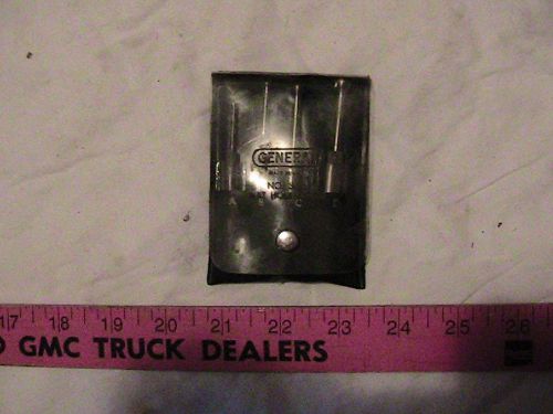 General tools s-96 small flat hole gages a b c d usa for sale