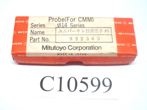 New mitutoyo probe ( for cmm ) ?14 series part no. 932365 lot c10599 for sale