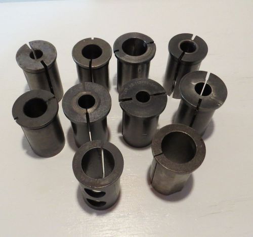 Tool holder bushing - 1-3/4&#034; od x 5/8&#034; id - lot 2 for sale
