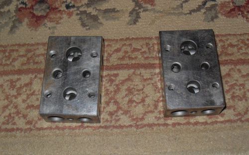 Machinist 1 2 3 Block Set of 2 Nice condition o major scars