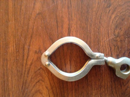 Used 21/2&#034;,2&#034;,1&#034; Tri - Clover Sanitary Stainless Steel Clamps