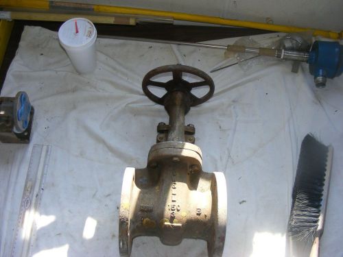 Wm powell cf8m stainless steel 3&#034; 3 in flanged split wedge gate valve for sale