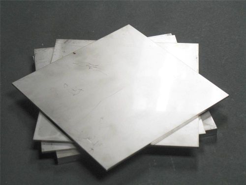 .1094 thick, 12 gauge ss304 stainless steel plate 7-3/8&#034; x 7.3750 square for sale